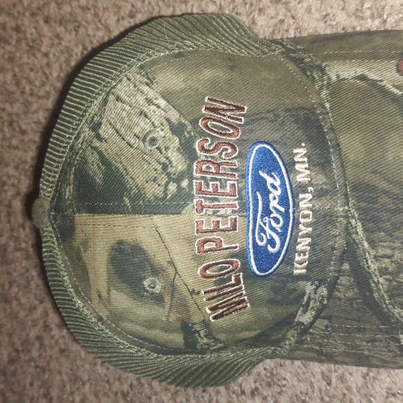 Milo Peterson Ford Kenyon, MN Embroidered Trucker Mesh Snapback Cap Hat - Picture 2 of 8